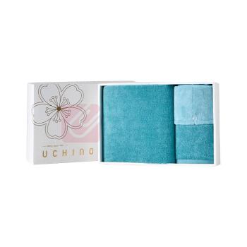内野 UCHINO 焕彩新晴抗菌浴面帽三件套 HU-HY07J16 浴巾×1面巾×1干发帽×1