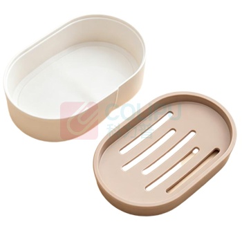 百字 肥皂盒 13*8.5*3.5cm (棕色)
