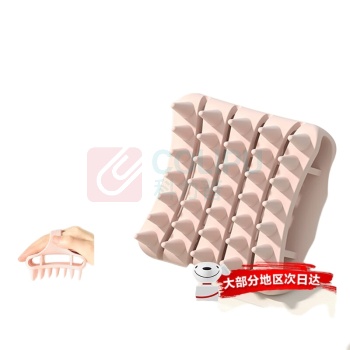 RAFFINI 弹力硅胶洗头梳 RF-074F (杏粉色)