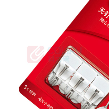 3M 高曼无痕活动挂钩 小号 承重225g (白色) 3个/卡 36卡/箱