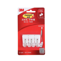 3M 高曼 无痕厨房活动挂钩 挂钩3只装