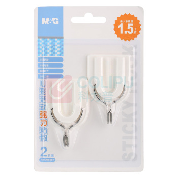晨光 M&G U型强力粘钩 ARCN8287 (白色) 2只/包 288包/箱