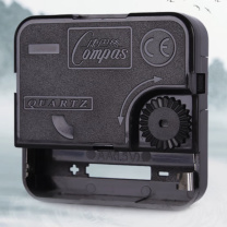 康巴丝 COMPAS 挂钟客厅钟表 方形时钟居家办公 C25241 不带液晶显示