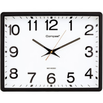 康巴丝 COMPAS 长方形石英挂钟 3395 45*35cm (金色)