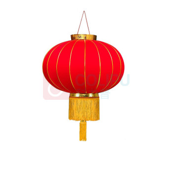 新新精艺 大红灯笼新年装饰家用阳台大门户外挂饰灯笼摆件 2个装80#