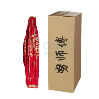 努师傅 植绒红灯笼 镀金红盘【六面金福】 太阳能 120# 撑开直径约80cm 高约61cm