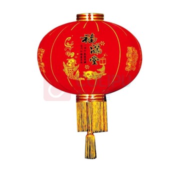 极度空间 新年植绒灯笼 80#