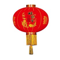 极度空间 新年植绒灯笼 80#
