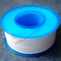 逸达尚 聚四氟乙烯PTFE 水龙头三角阀密封加厚生料带 90753 8g加厚浅蓝*10
