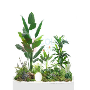 晟日晨辉 仿真植物造景阳台景观布置室内装饰仿生绿植造景组合 YZY-ZLX-WF20240418