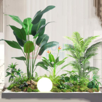 晟日晨辉 仿真植物造景阳台景观布置室内装饰仿生绿植造景组合 YZY-ZLX-WF20240418