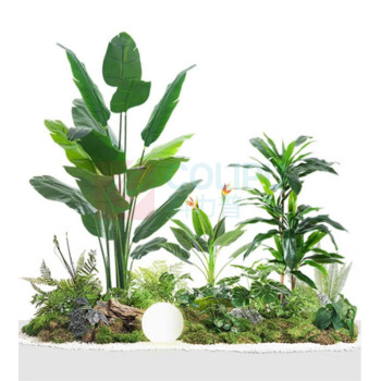 晟日晨辉 仿真植物造景阳台景观布置室内装饰仿生绿植造景组合 YZY-ZLX-WF20240418
