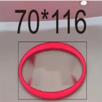 赋康 展厅入口LOGO 70*116cm 更换为精雕一体亚克力发光字