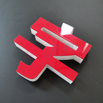 也特 PVC定制立体字文化背景墙7个字 单字30*30*1.5cm