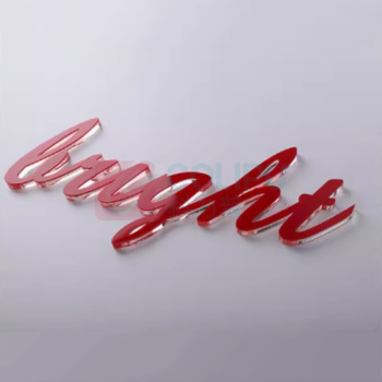 千禾 艺术字logo标识定制 38*28cm 8+3水晶亚克力字