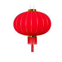 新新精艺 大红灯笼无字金边 120cm 2个装 (大红)