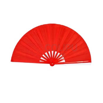 侑家良品 扇子 一尺双面 展开约63cm (红色)