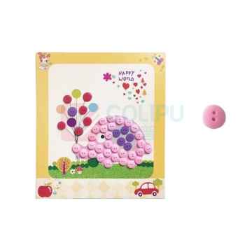 欧米 OMI 纽扣粘贴画 21.8*19cm 12张/组
