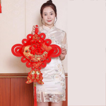 京舟源 中国结挂件 30#金鱼送福双线 50*90cm