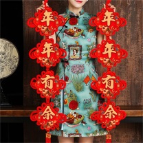欧妮姿 中国结 年年有余4连串 (红色)