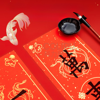 晨光 M&G 迎春纳福春联套装 HAWB2780 20件套