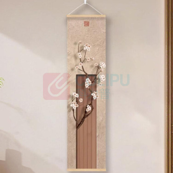 雨林军 宋式美学古风入户客厅玄关挂画装饰画 宽30*长120(厘米)