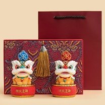 空笙 国潮舞狮醒狮创意高级小众桌面装饰 开业醒狮
