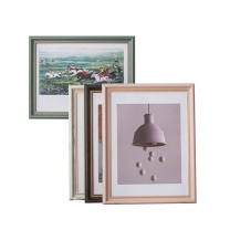 印象空间 大画框美式复古框架相框 38*53cm 4开 (金丝蓝)
