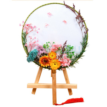 叁仟悦 中国风干花团扇diy (款式随机)