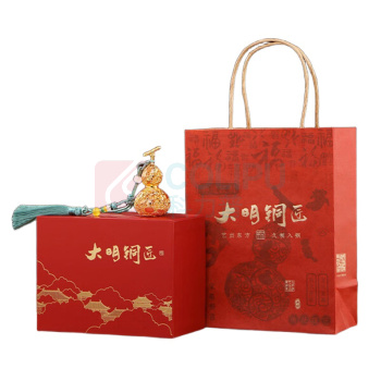 大明铜匠 福禄欢喜花丝小葫芦 3.5*3.5*7cm 约24g