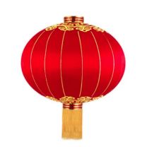 企采严选 红灯笼绸缎 高度约83cm 收起高度约130cm 