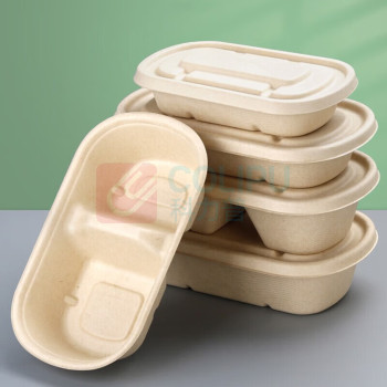 佳茉 一次性打包盒 850ml 50套 (本色)