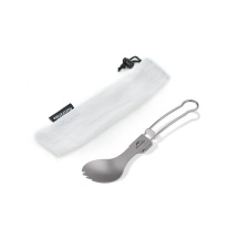 挪客 naturehike 折叠钛餐具 叉勺 NH18C001 (钛本色)