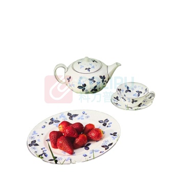 WEDGWOOD 野草莓墨蓝两人食餐套 1074263