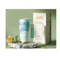 特美刻 TOMIC 不锈钢内胆保温杯TW60212U麦田与柏树-云朵500ML TW60212U