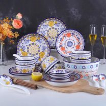 顺祥 餐具套装 S9998937 顺祥30头套装餐具 (欧堇花色)