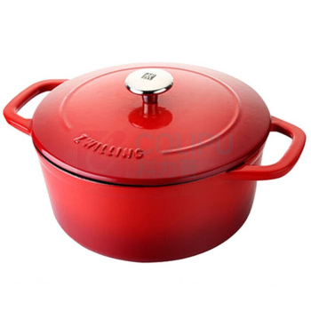双立人 ZWILLING 珐琅铸铁炖锅 SA-P009/1014362 24cm (樱桃红)