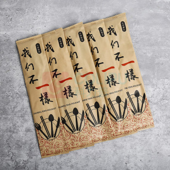 佳茉 一次性筷子外卖打包筷子勺子牙签纸巾四合一餐具套装 四件套 200套/包 