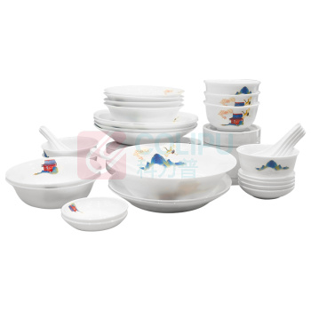 康宁 VISIONS 冰萃玲珑 盛世鸣和 餐具 32件套 CB-BSSM32/KZ/LS