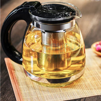 紫丁香 LILAC 茶具整套玻璃茶杯茶壶套装家用办公茶水分离壶泡茶壶礼盒功夫茶具 吉祥7件套 1.5L