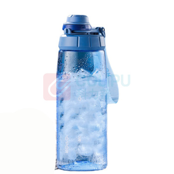 苏泊尔 SUPOR 便携男女学生夏天简约随手大容量健身运动塑料杯子 KCP75LG20 750ml (轻雾灰)
