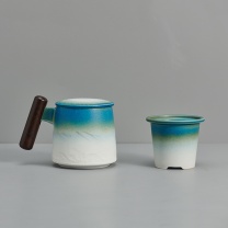 古时候 山水杯 G04 28*12*18cm 1杯+1漏+1盖 (颜色随机发货,不含厦门市)