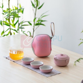 古时候 颜说杯套装 G50 14*10cm 1壶+3杯+1公道杯+1茶巾 (颜色随机发货,不含厦门市)