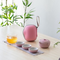 古时候 颜说杯套装 G50 14*10cm 1壶+3杯+1公道杯+1茶巾 (颜色随机发货,不含厦门市)