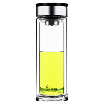 希诺 HEENOOR 高端商务双层玻璃杯 XN-6902 360ml 24个/箱