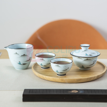 古时候 自在小系列 功夫茶具套装 G05 外盒尺寸:15×11×11(cm)