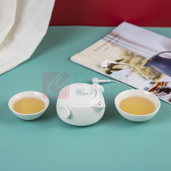 古时候 企萌韵动 企鹅杯茶具套装 G02 礼盒尺寸:11.7*11*13.6(cm) (黑色、白色) 颜色随机