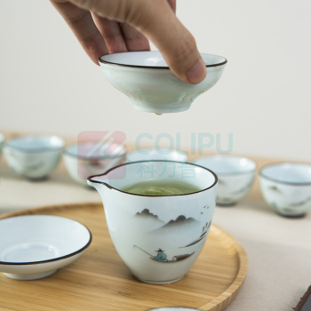 古时候 自在(大套) 功夫茶具套装 G06 礼盒尺寸:37*25*11.5cm