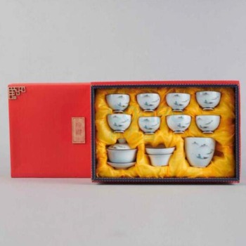 古时候 自在(大)茶具套装 G06 礼盒尺寸-24X24X10(cm)