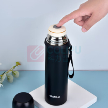 爱奇屋 aichiw 水悦保温杯提绳便携式大容量水杯 AI-D78 500ML (红/珠光白/黑)